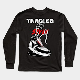 Tangled in Style Sneaker Sneakerhead Long Sleeve T-Shirt